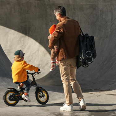 Het aer meerijdplankje is het ideale accessoire om samen met je kindje op pad te gaan